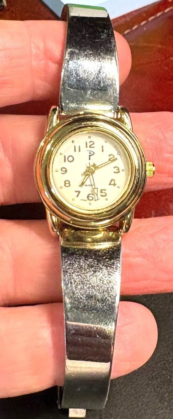 Women's 27mm Two Tone PL Watch, Bracelet Band
